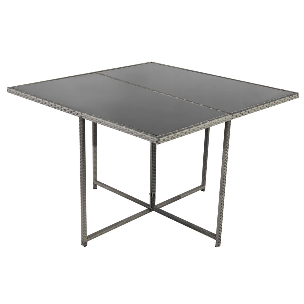 Gambon 9PC Outdoor Dining Set-Grey - Nova Tech