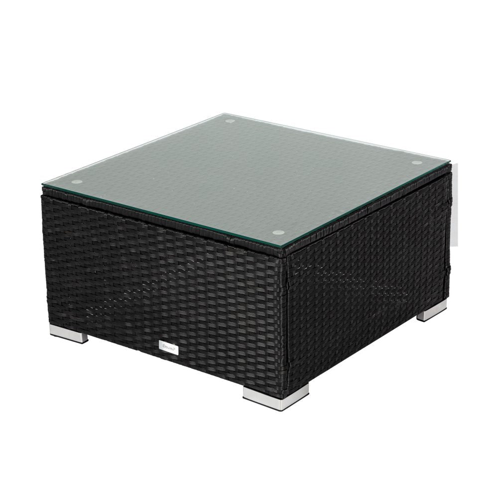 Maldives 6PC Wicker Outdoor Lounge Set With Coffee Table - Nova Tech
