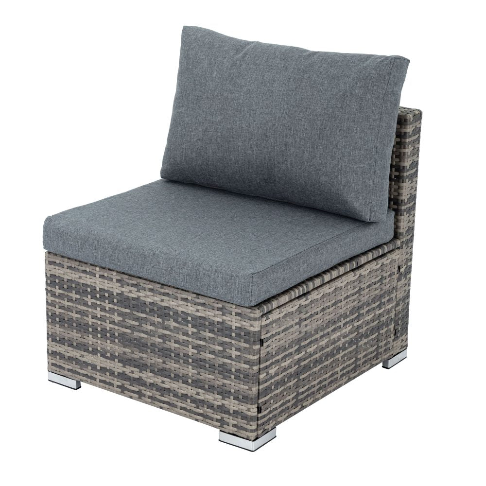 Malawi 6PC Wicker Outdoor Lounge Set With Coffee Table - Nova Tech