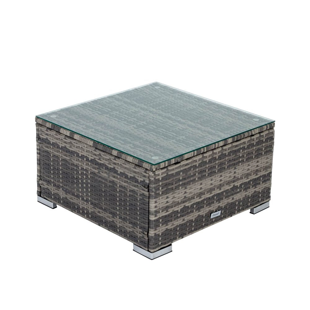 Malawi 6PC Wicker Outdoor Lounge Set With Coffee Table - Nova Tech
