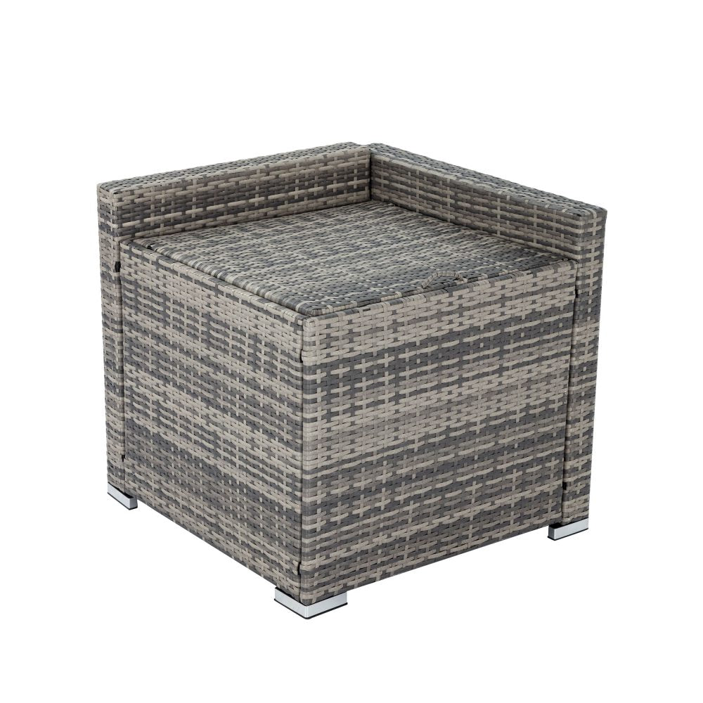 Malawi 9PC Wicker Outdoor Lounge Set With Coffee Table & Side Table - Nova Tech