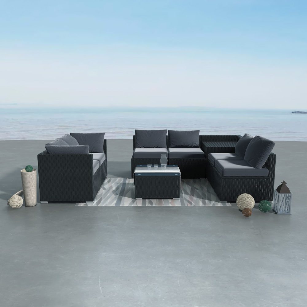 Grenada 8PC Outdoor Lounge With Coffee Table - Nova Tech