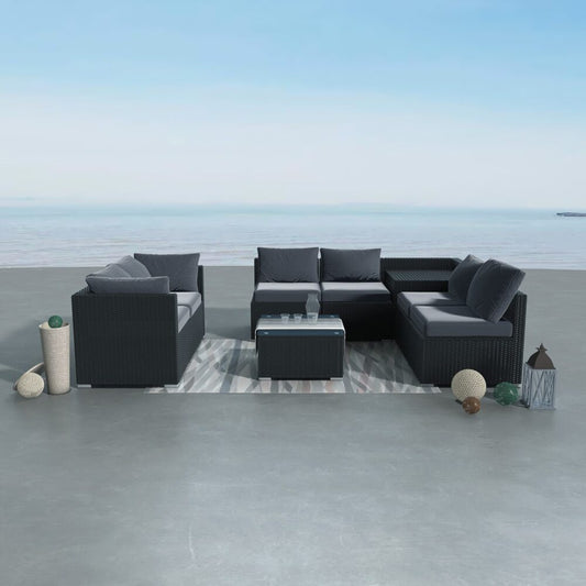 Grenada 8PC Outdoor Lounge With Coffee Table - Nova Tech