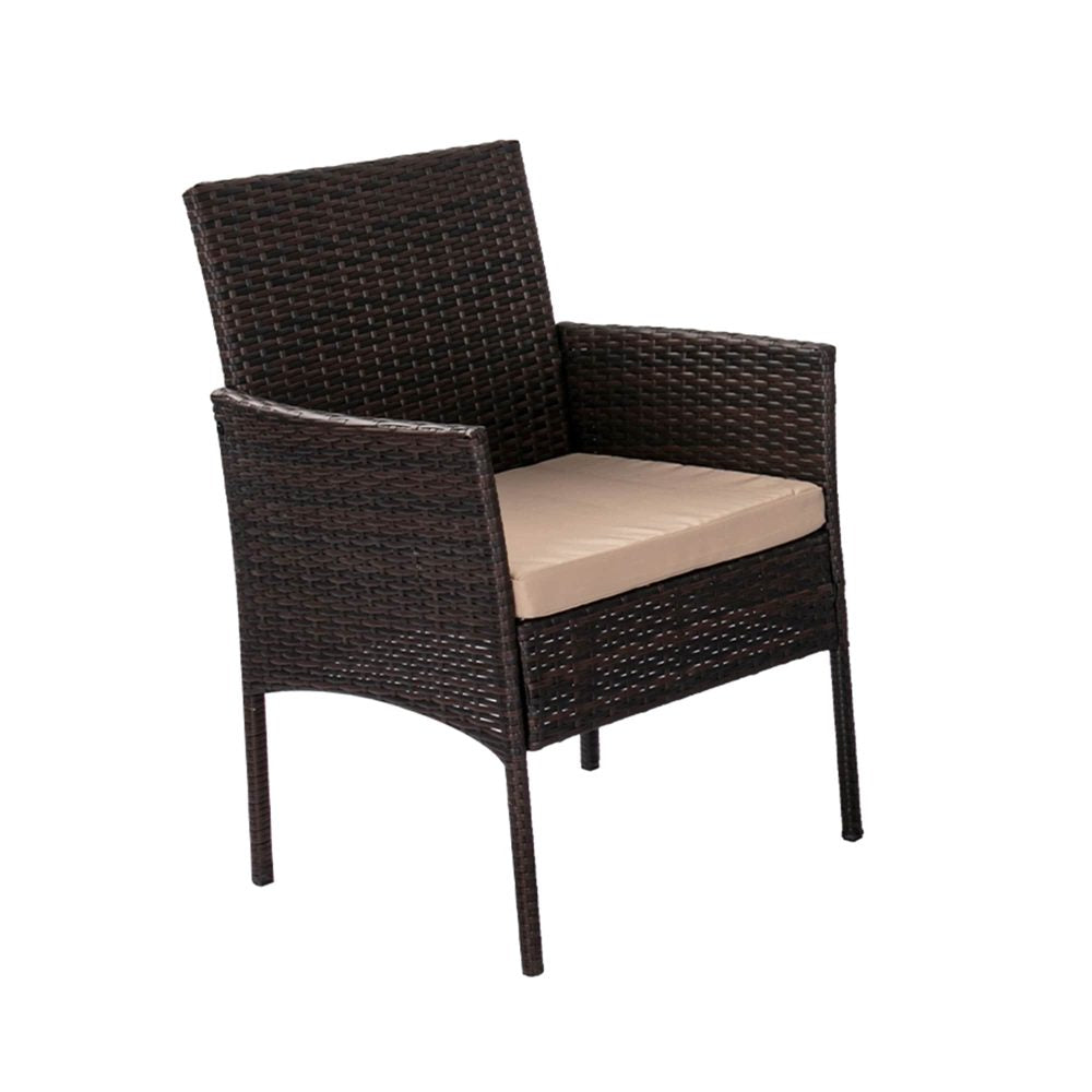 Tuvalu 3PC Lounge Chair Set With Coffee Table - Nova Tech