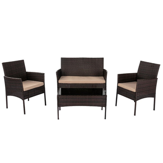 Zimbabwe 4PC Lounge Set With Coffee Table - Nova Tech