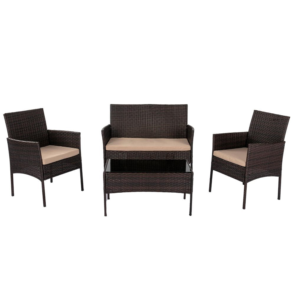 Zimbabwe 4PC Lounge Set With Coffee Table - Nova Tech
