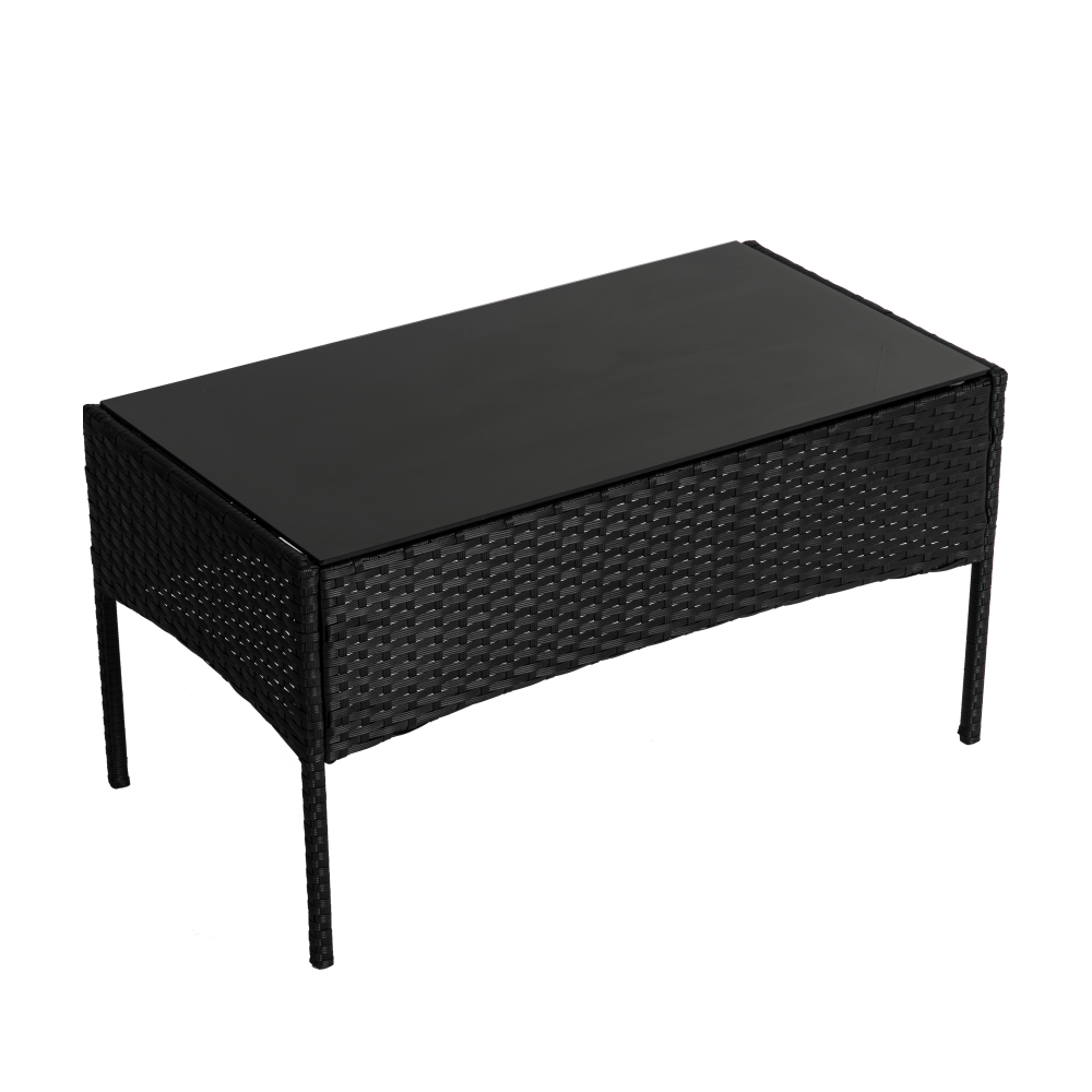 Sweden 4PC Wicker Outdoor Lounge Set With Coffee Table - Nova Tech