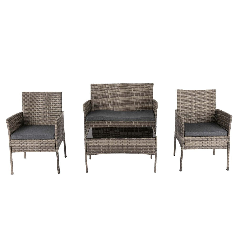 San Marino 4PC Wicker Outdoor Lounge With Coffee Table