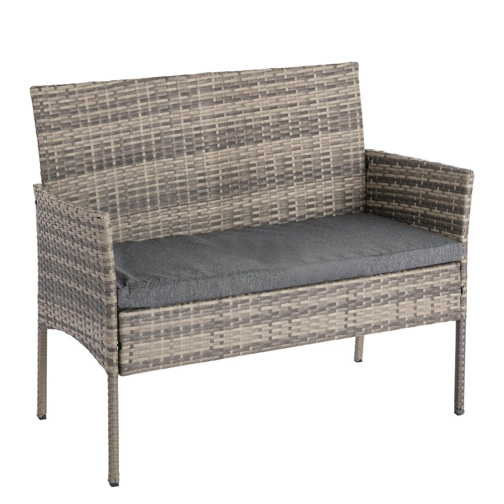 San Marino 4PC Wicker Outdoor Lounge With Coffee Table - Nova Tech
