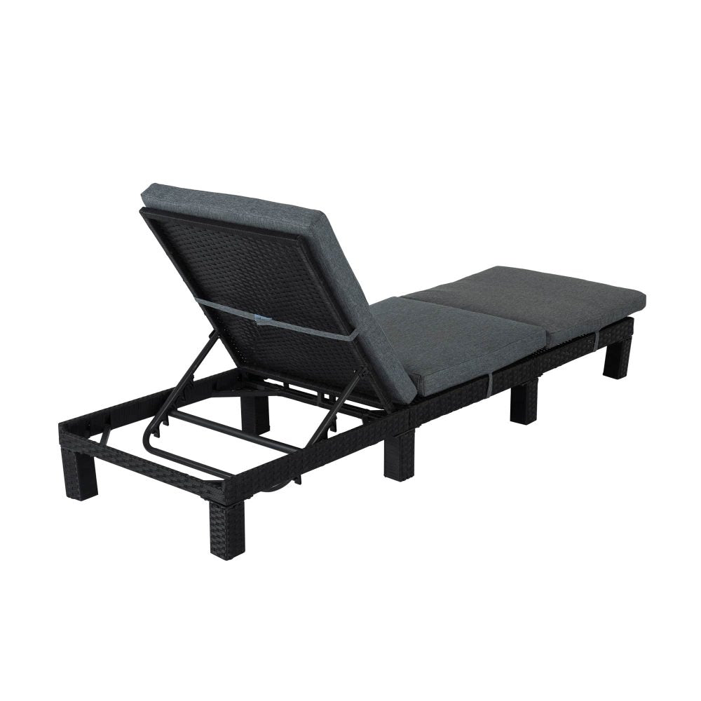 Qatar Wicker Sun Lounger - Nova Tech