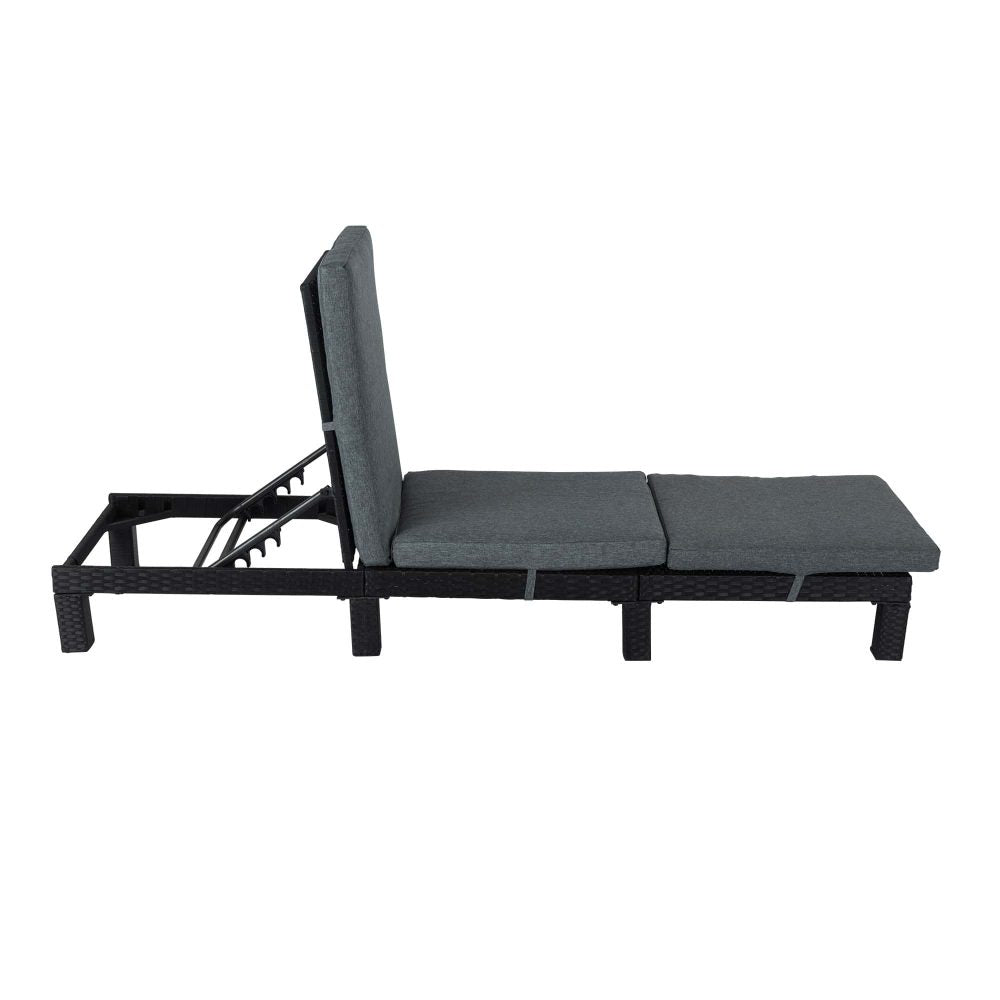 Qatar Wicker Sun Lounger - Nova Tech