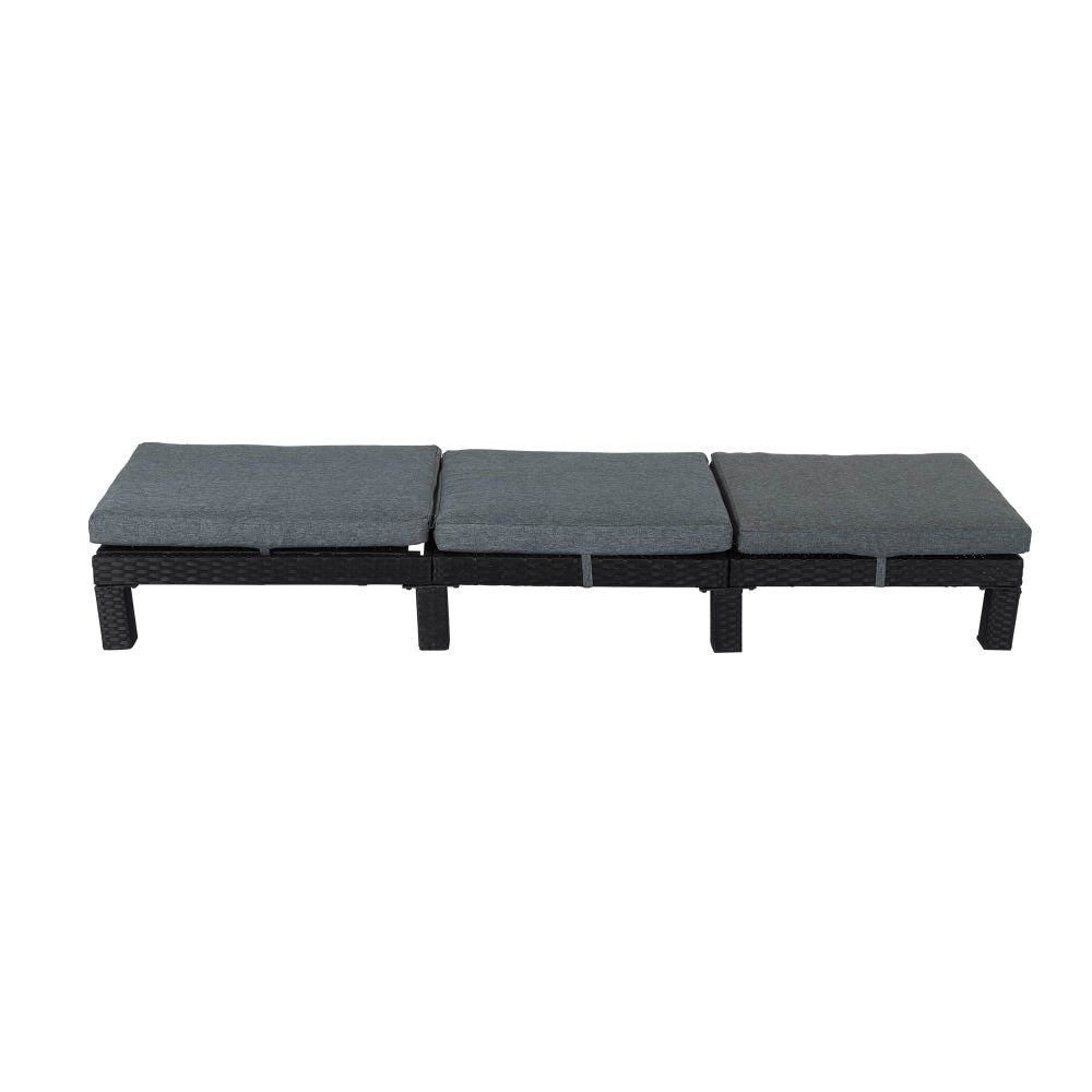Qatar Wicker Sun Lounger - Nova Tech