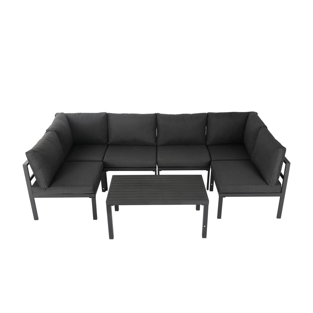 Spain 7PC Outdoor Lounge Set With Coffee Table - Nova Tech
