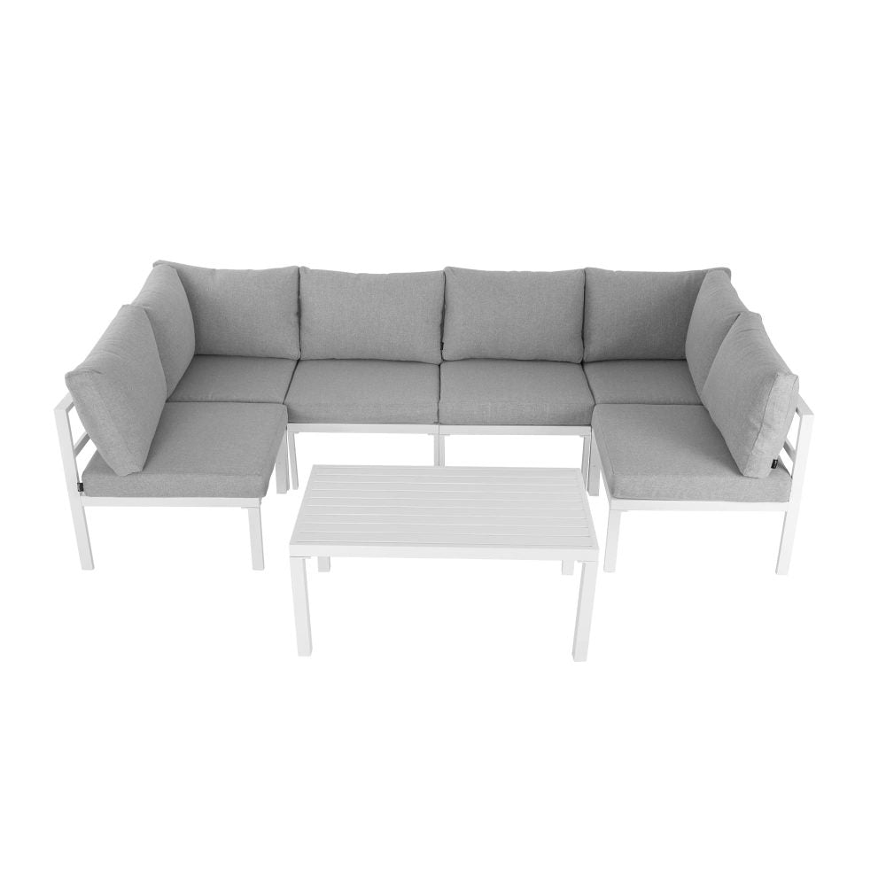 Spain 7PC Outdoor Lounge Set With Coffee Table - Nova Tech