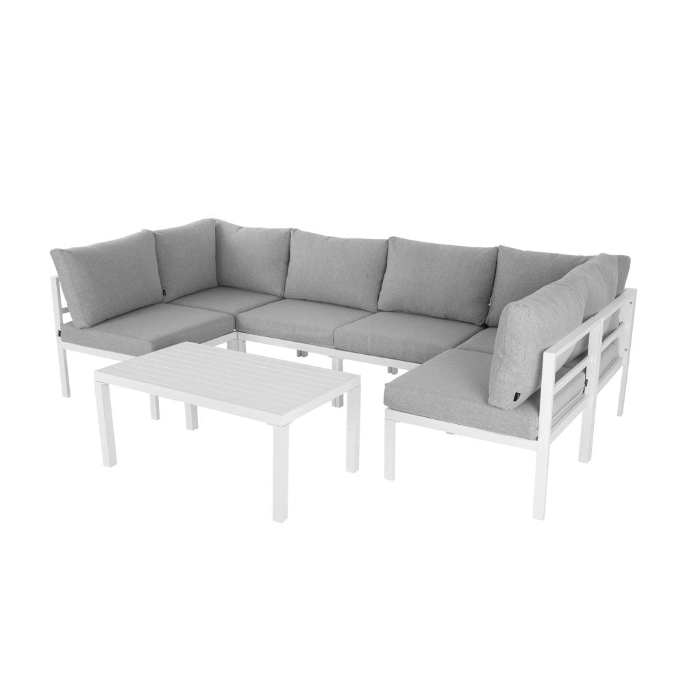 Spain 7PC Outdoor Lounge Set With Coffee Table - Nova Tech