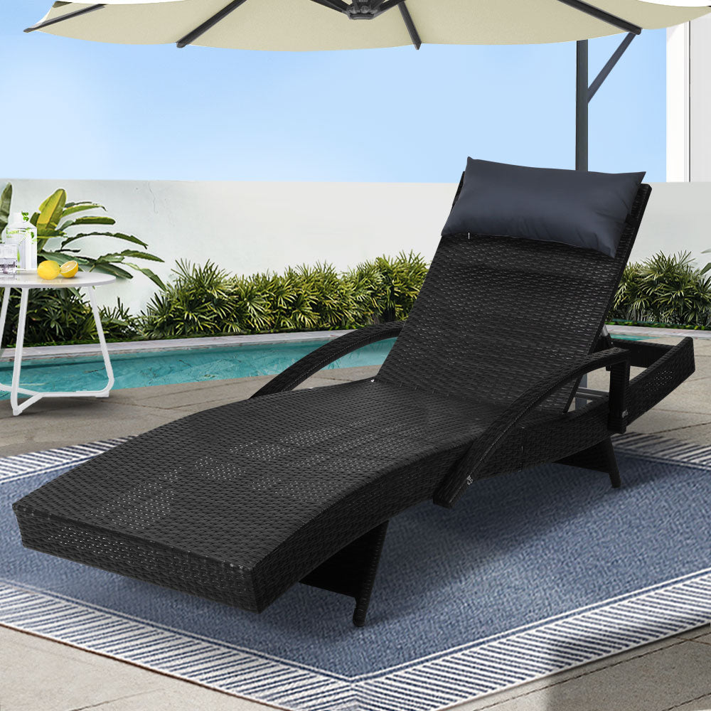Mexico Wicker Sun Lounger