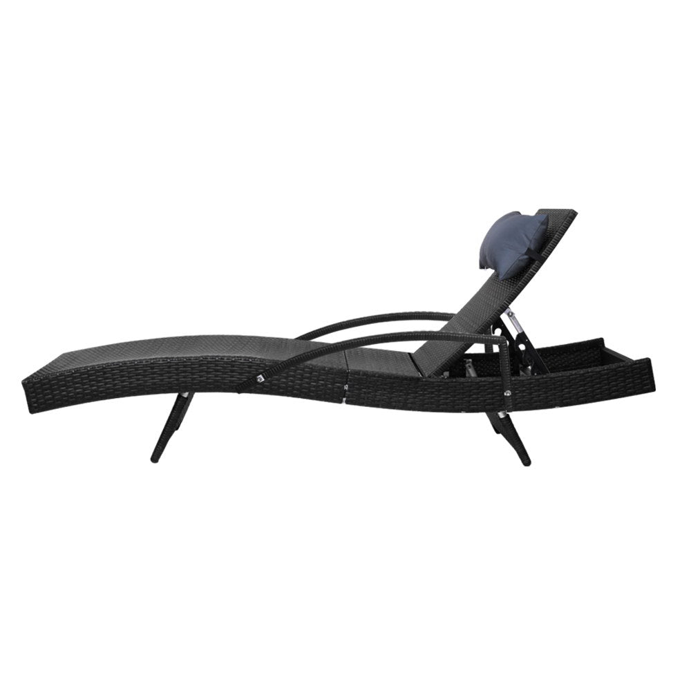 Mexico Wicker Sun Lounger