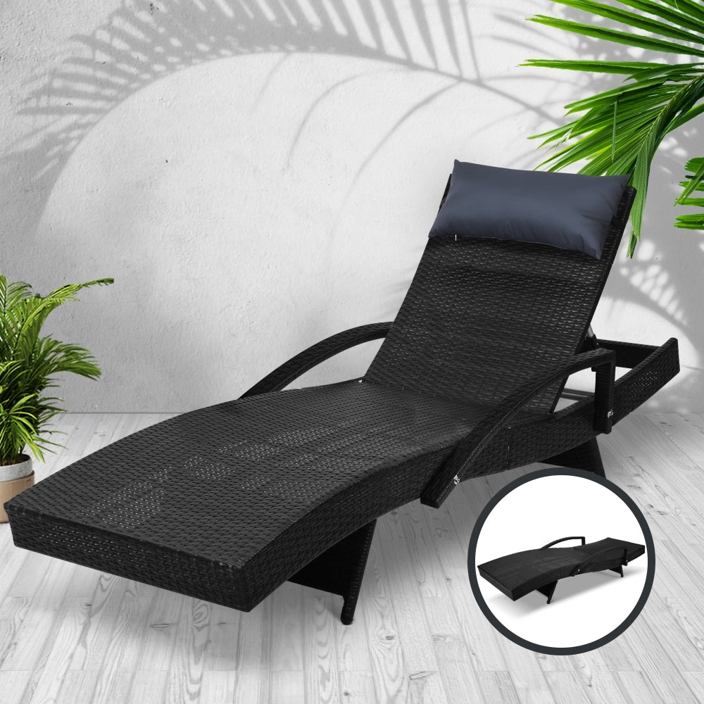 Mexico Wicker Sun Lounger
