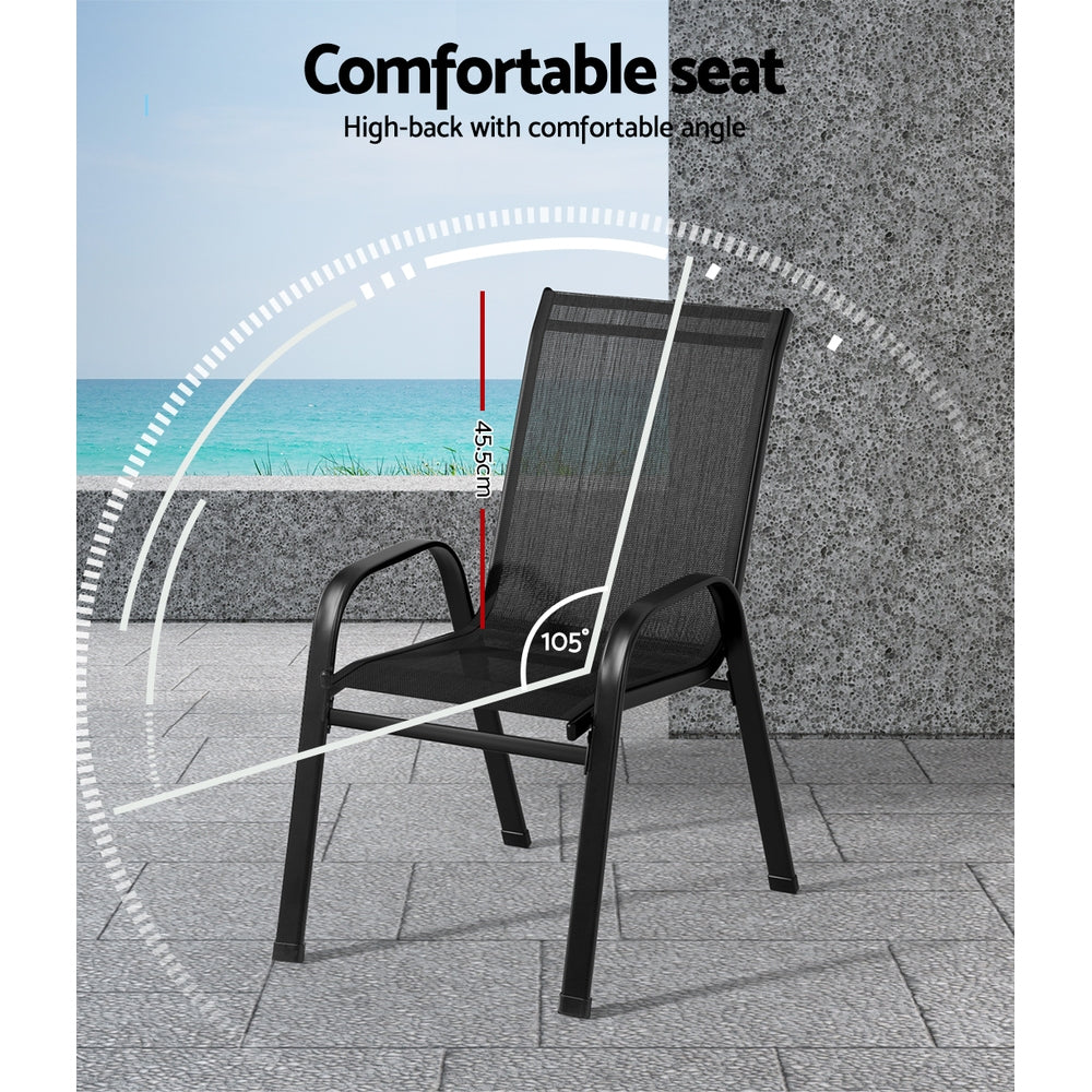 Haiti 6PC Outdoor Dining Chairs