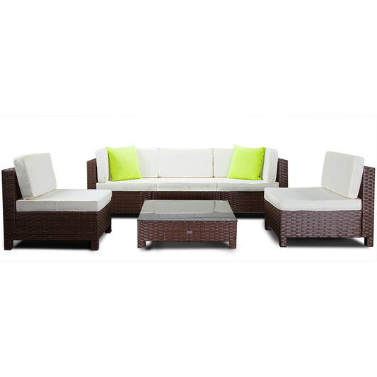 Poland 6pc Outdoor Furniture Setting - Nova Tech