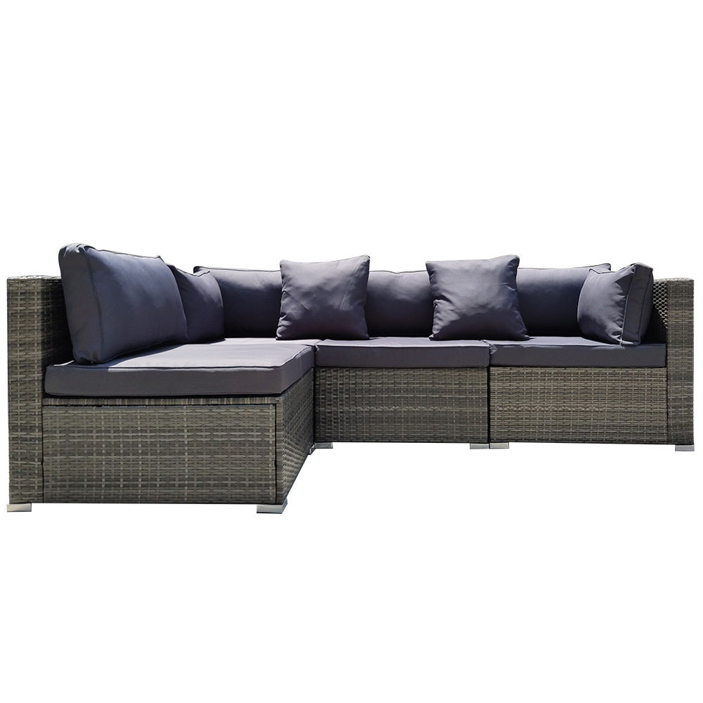 London 4PC Wicker Outdoor Lounge Set